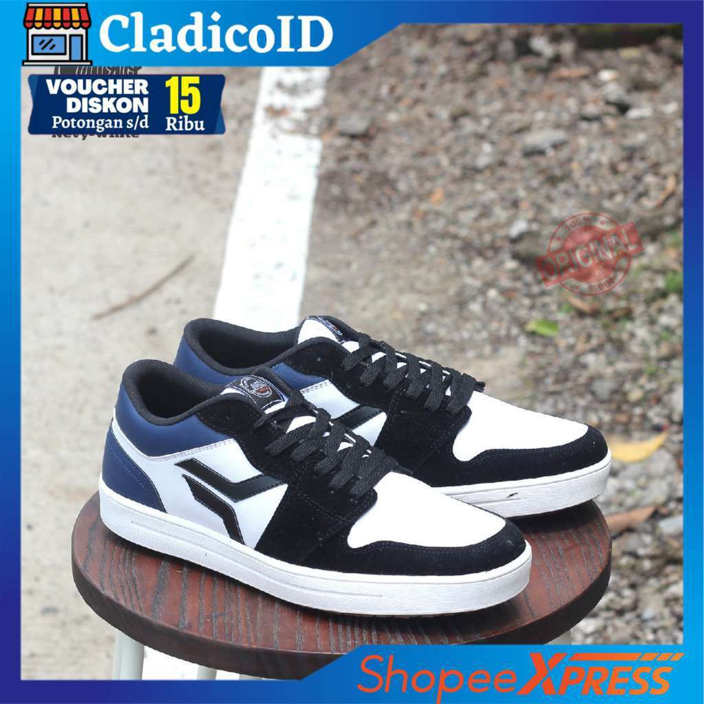 SEPATU SNEAKERS PRIA ORIGINAL TERBARU MODEL KEREN TRENDI OUTDOOR SANTAI LAVIO NEO CLASSIC LOW PENDEK