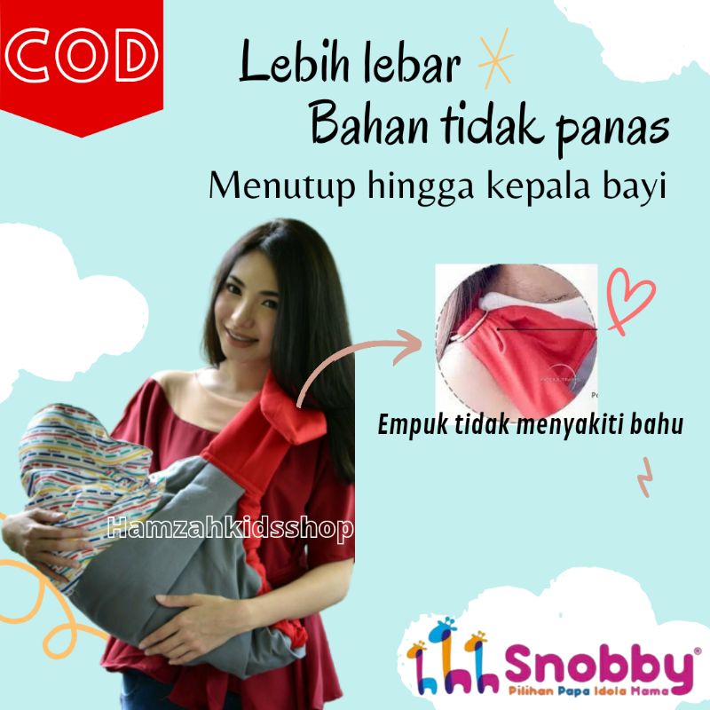 Gendongan bayi samping selendang bayi gendongan baby SNOBBY