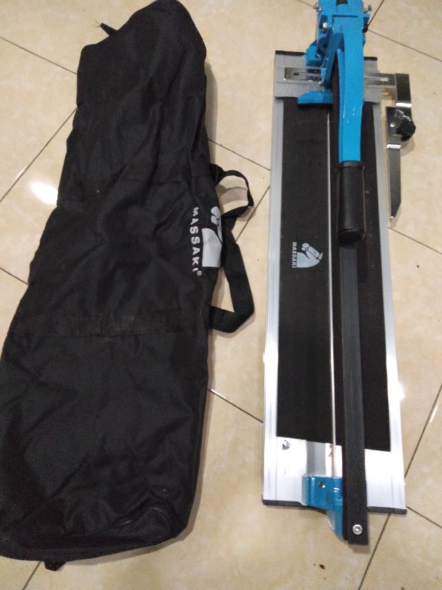 Alat Potong Keramik Masaki 60 Cm - Manual Granite Tile Cutter Granit Single Rel Laser