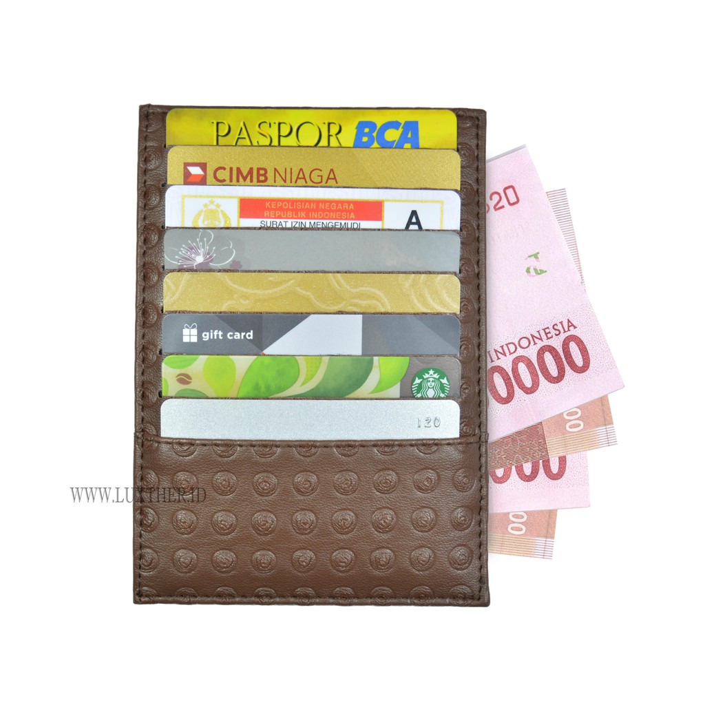 CARD WALLET 16 SLOTS VALENTINO LEATHER