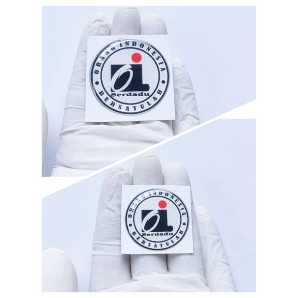 Oi logo iwan fals sticker timbul emblem lentur variasi motor