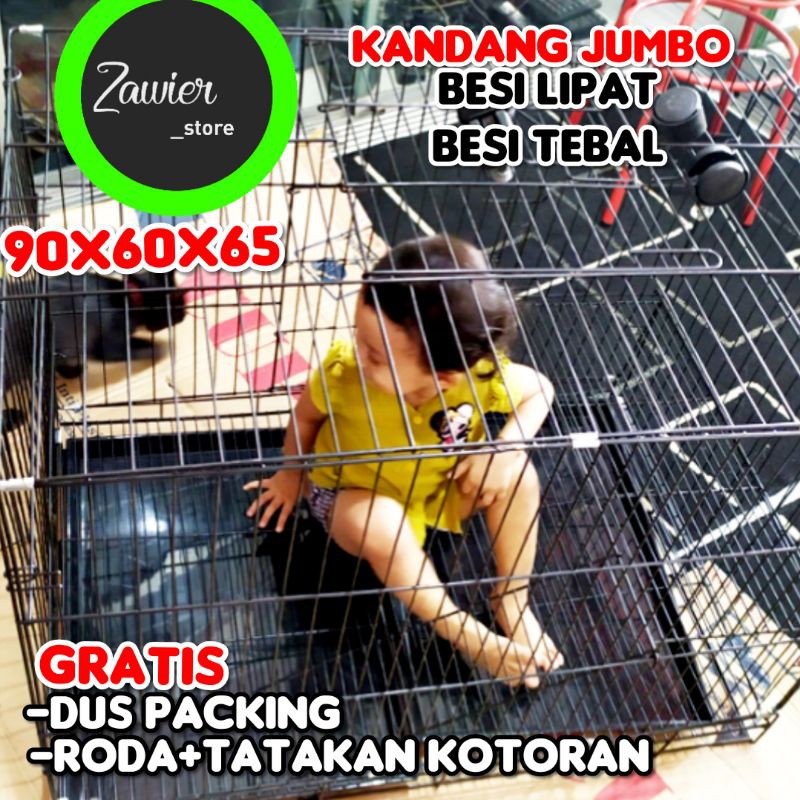 KANDANG KUCING.KELINCI.ANJING BESI LIPAT (KHUSUS GOSEND)-4