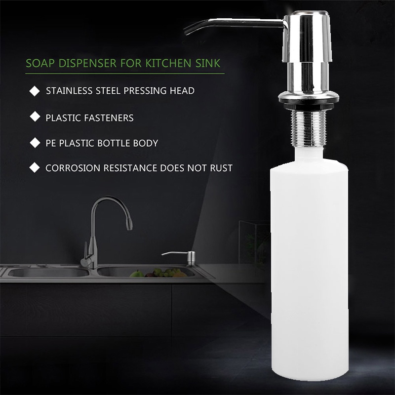 ★300ML★ Tempat Sabun Cair Kitchen Sink/Dispenser Sabun Cair Kitchen Sink/Dispenser Soap Sink