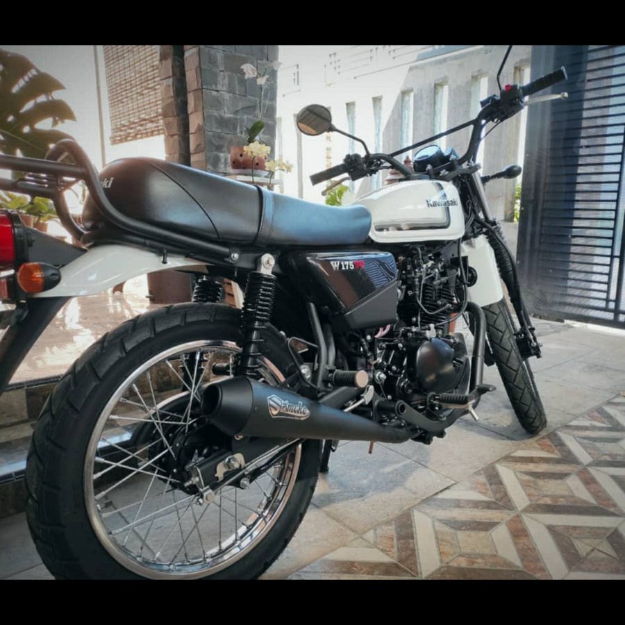 knalpot kawasaki w175tr - knalpot kawasaki w 175 tr kerenn