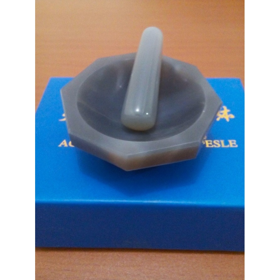 Agate Mortar and Pestle Diameter 6 cm