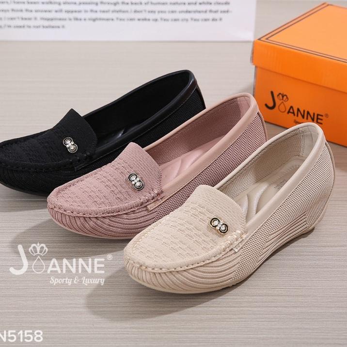 Sudah restok RESTOCK [ORIGINAL] JOANNE Wedges Shoes Sepatu Wanita #JN5158 Garansi