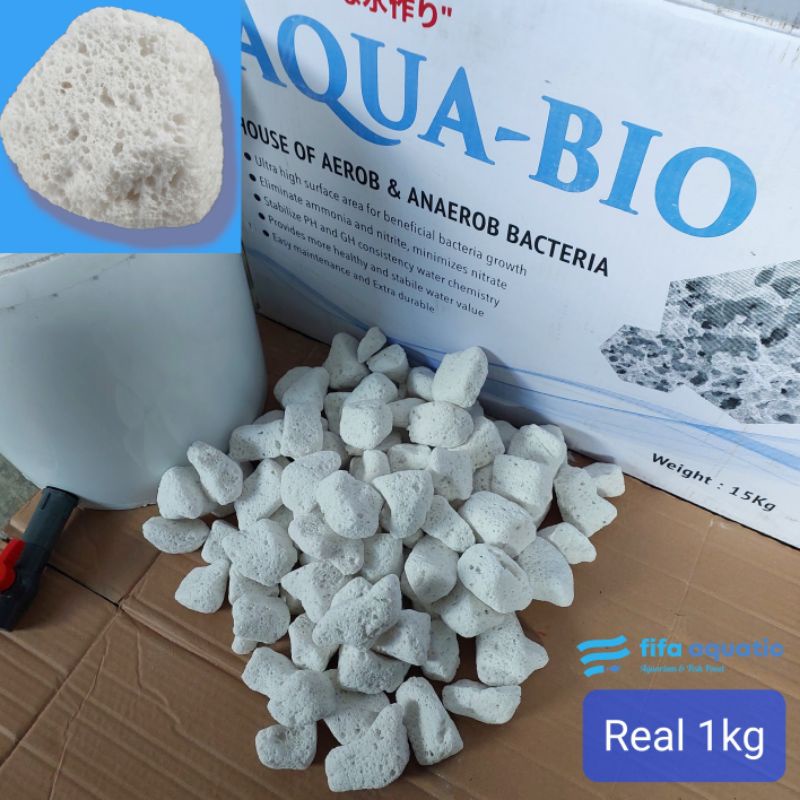 AQUA BIO 1kg media filter akuarium kolam koi terbaik