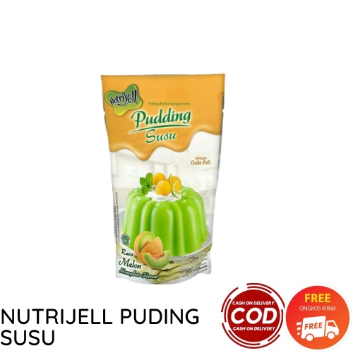 NUTRIJELL PUDING SUSU COKLAT, MELON, CARAMEL, MANGGA