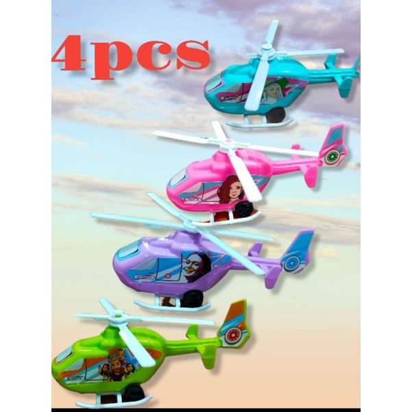 Helicopter Seleb 4 pcs  OCT 5315 Colour Mainan Anak