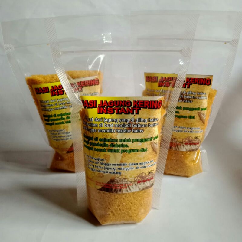 

paket nasi jagung instant 2 bungkus