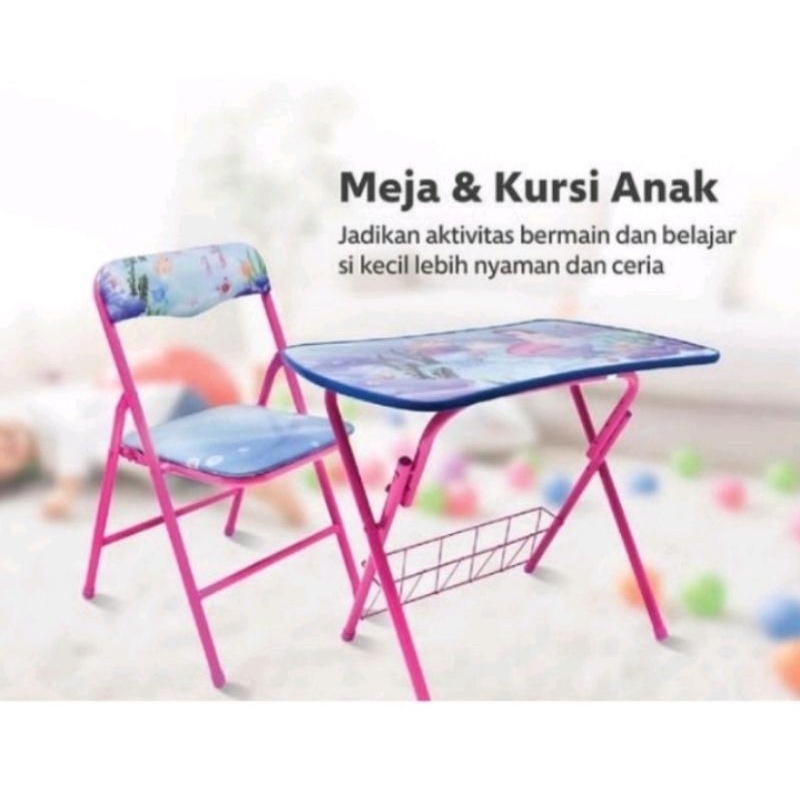 Ace Soleil Meja Belajar Anak Set Dengan Kursi - Kids Table Chair