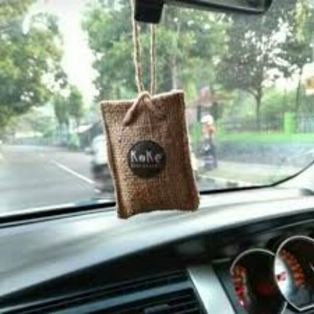 KOKE PARFUM KOPI PENGHARUM MOBIL DAN RUANGAN ASLI DARI BIJI KOPI - PARFUM KOPI KOKE