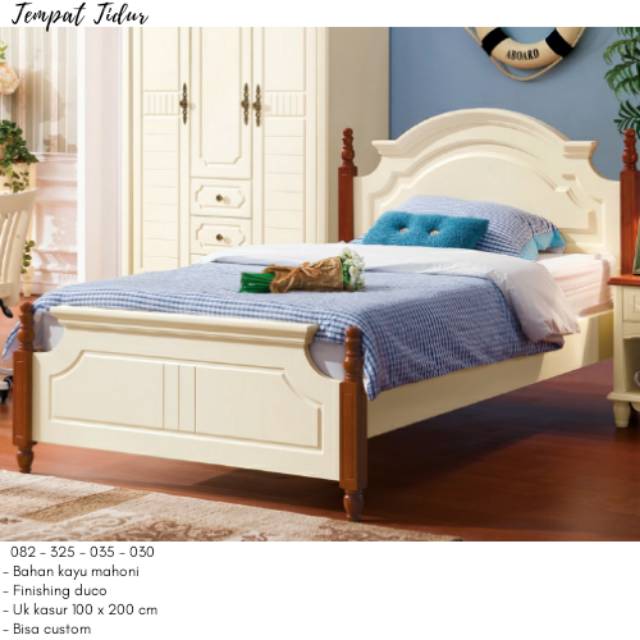 Tempat Tidur Anak Laki laki Minimalis, Kasur Anak Cowok Lucu, Ranjang Kayu Anak Custom