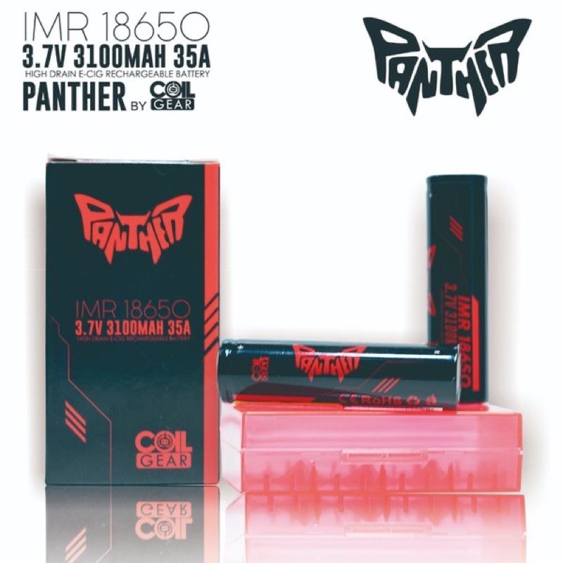 RED PANTHER Baterai coilgear - Original Coil Gear baterai red panther - harga 1 baterai