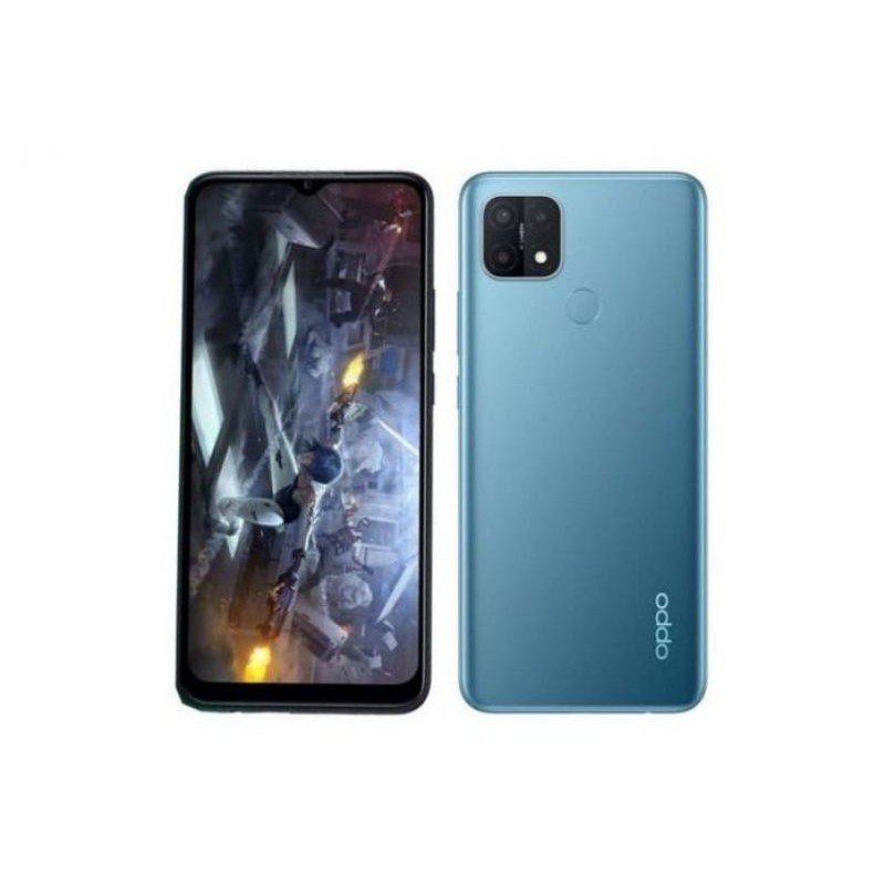 HP BARU OPPO A15 / A15s 3GB/32GB & 4GB/64GB ORI GARANSI RESMI-A15s 4gb/64gb Biru