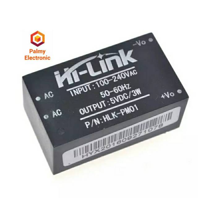 HLK PM01 AC 220V to DC 5V Power Supply Modul