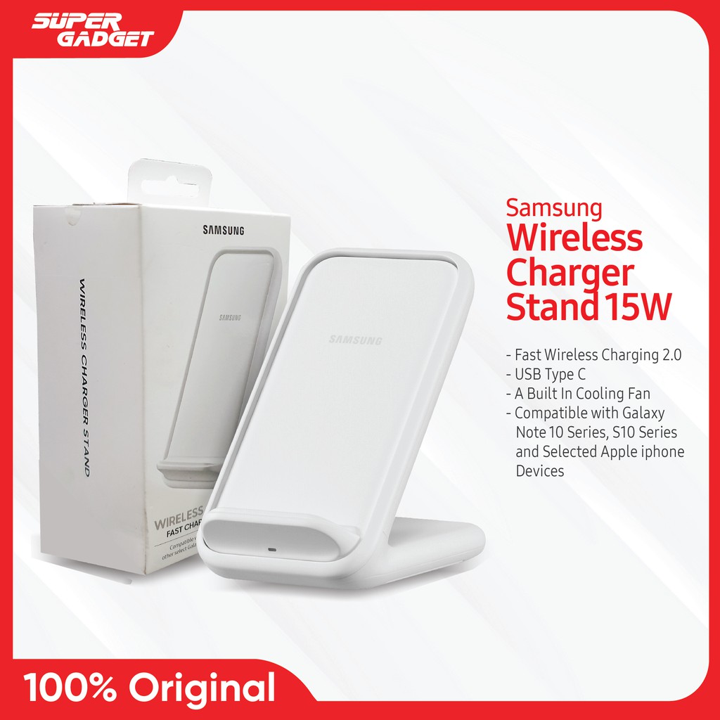 Samsung Wireless Charger Stand 15W - Original |    Shopee