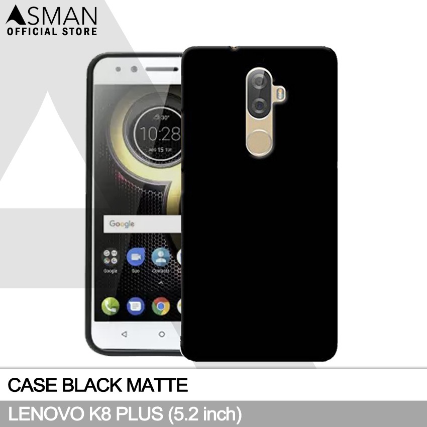 Ultraslim Lenovo K8 Plus (5.2&quot;) | Soft Case Black Matte - Hitam