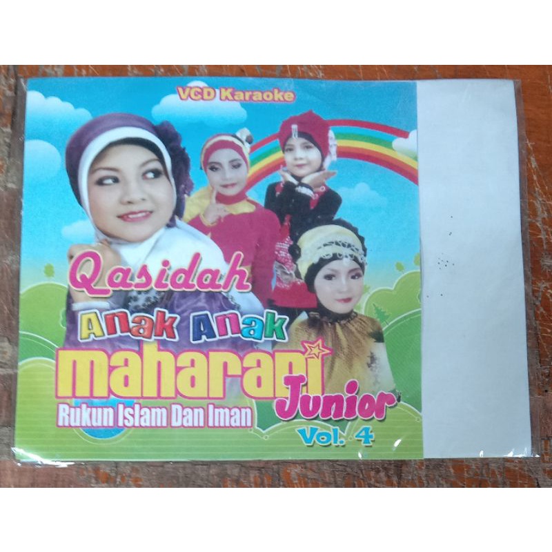 Kaset Vcd Lagu Qasidah anak-anak Maharani vol 4