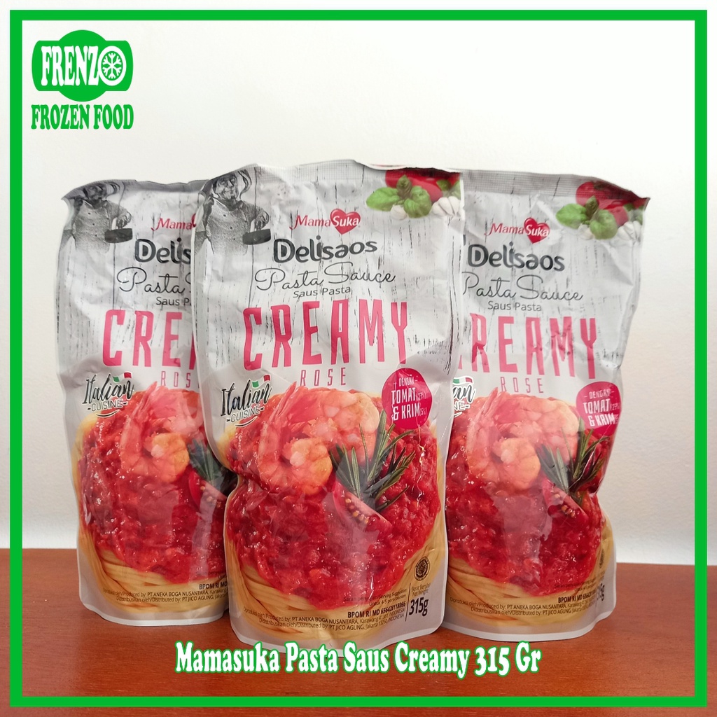 

Mama Suka Pasta Saus Creamy 315 Gr
