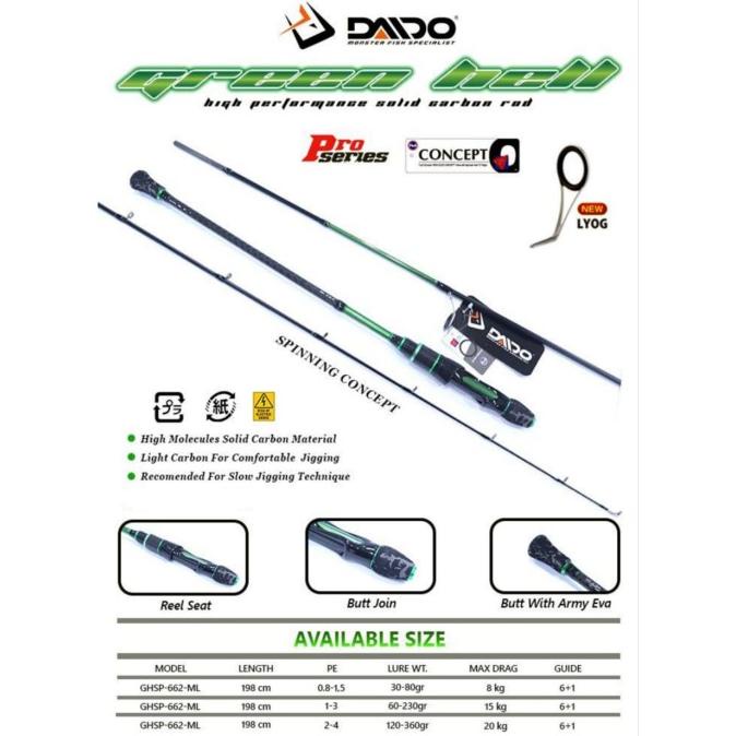 Daido Green Hell SP 662/195cm