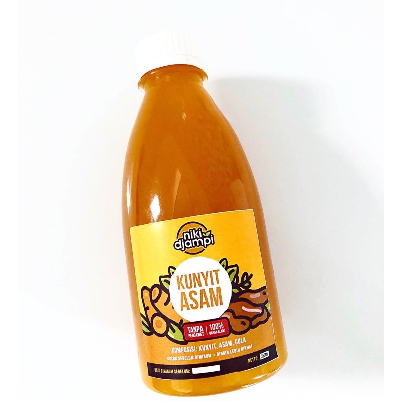 

[BEST SELLER] Niki Djampi - Jamu Kunyit Asem/ Kunir Asem 350ml