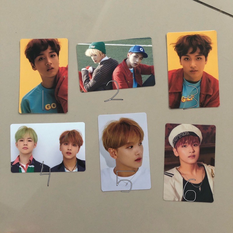 nct dream haechan official sticker mfal we go up we young mark chenle