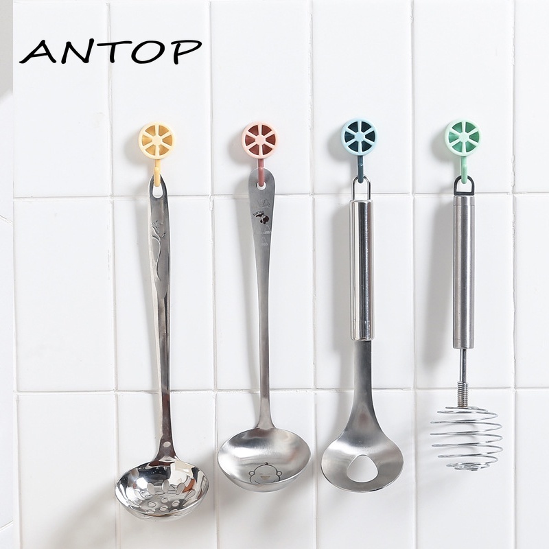 Kait Holder Aneka Barang Desain Lemon Warna Warni Untuk Dinding Dapur / Kamar Mandi  ANTOP