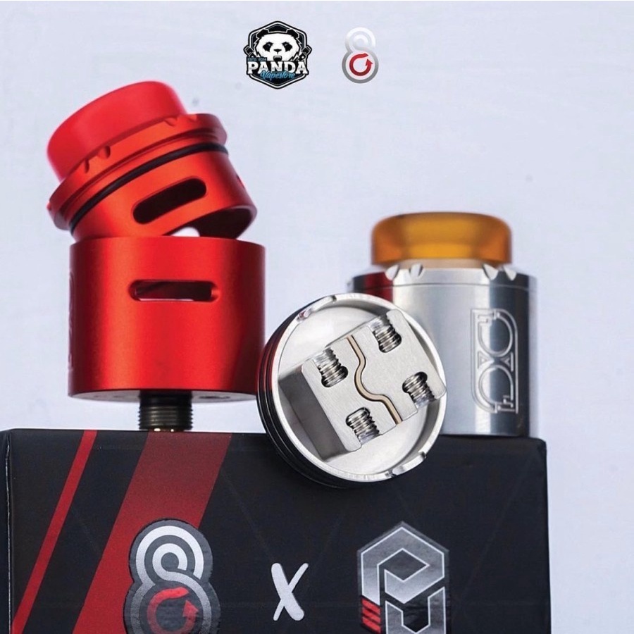 KEY RDA 24MM Dual Coil Authentic By 8Circle X Panda