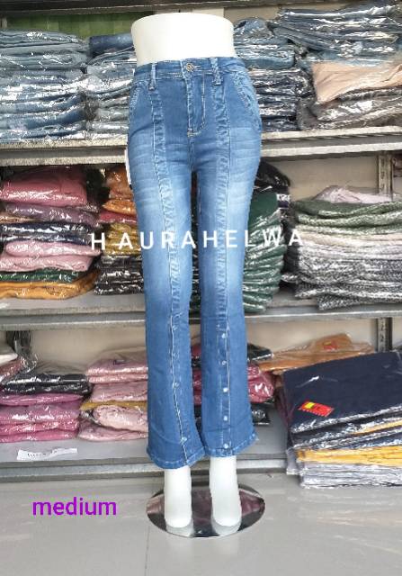 CUTBRAY JEANS  VJ ORIGINAL HAURAHELWA#kancing depan