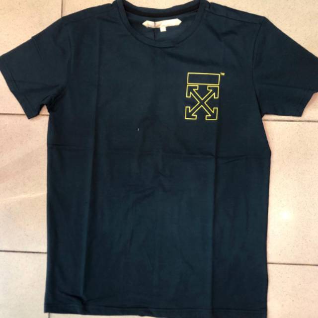Kaos Tshirt Offwhite Fahrenheit Premium Quality (Dark Green)