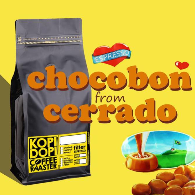 

Kopi- Kopi Espresso Brazil Chocobon from Cerrado Bourbonut Natural 1 kg 1kg - 250 gram, Biji Utuh