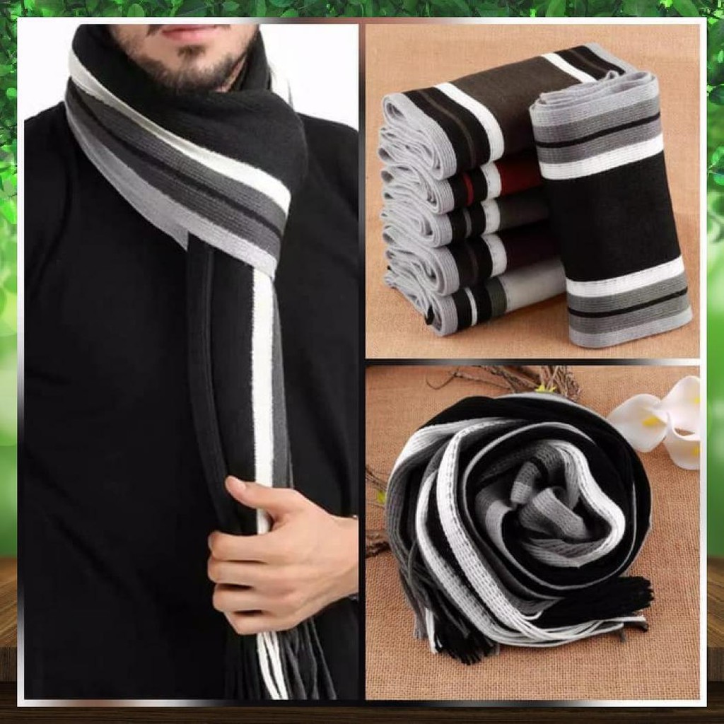 Syal Khasmir Musim Dingin Pria Wanita - Winter Scraf Fashion