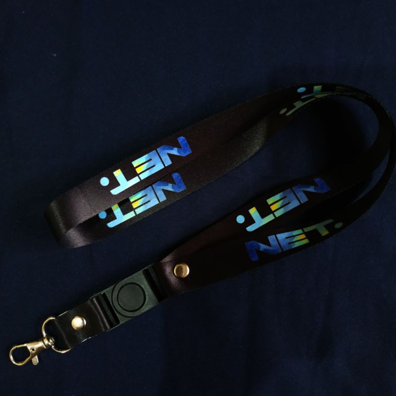 

NET TV Lanyard, Strap ID, HP/Flashdisk Printing Digital (Paket Lengkap) satuan ready stok