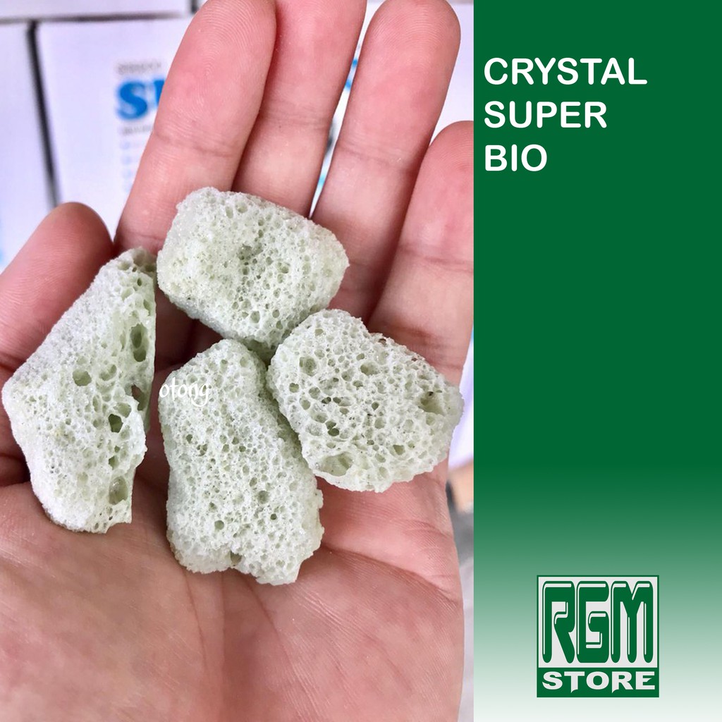 CRYSTAL SUPER BIO media filter cristal kristal aquarium kolam ikan