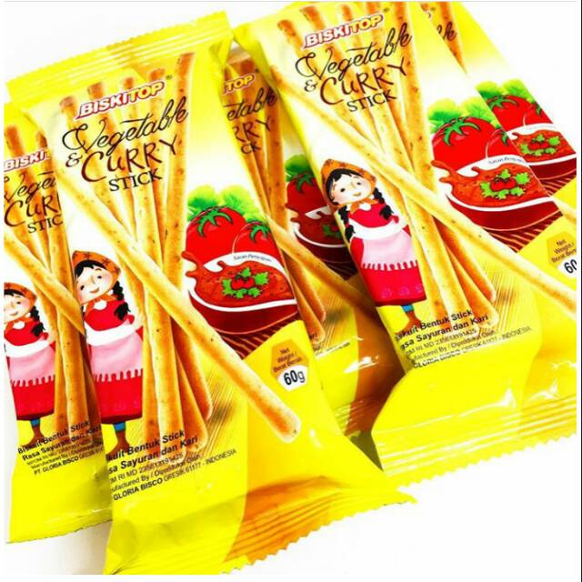 

NEW!! BISKITOP VEGETABLE AND CURRY STICK 1 KARTON