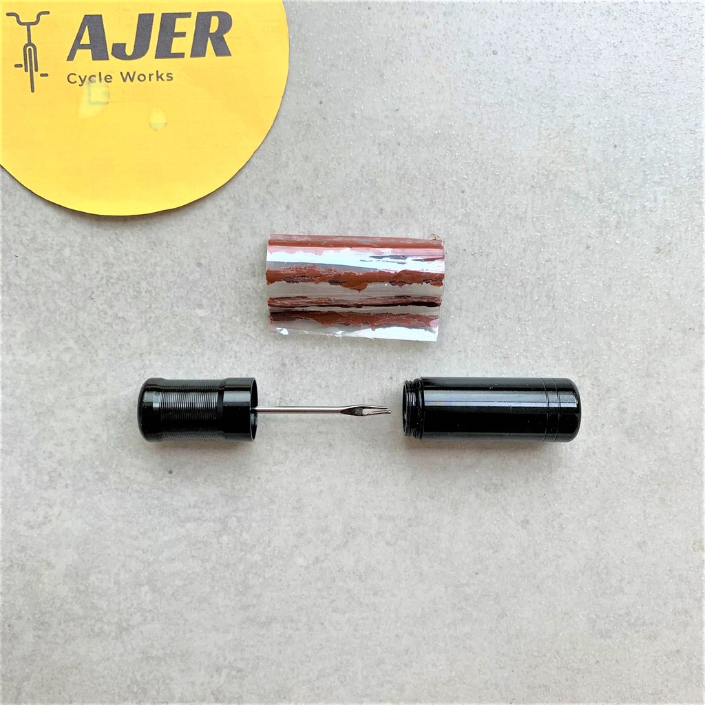 Alat Tambal ban tubeless MTB sepeda tyre plug patch kit cacing