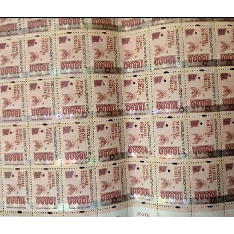 

MATERAI TEMPEL 10.000
