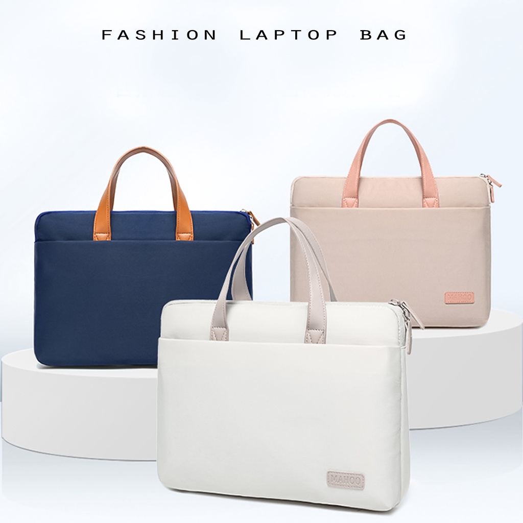 Tas Laptop Kekinian Portable Tipis Selempang Lucu Karakter T6V6 Berkualitas 14 Inch Tebal Softcase R