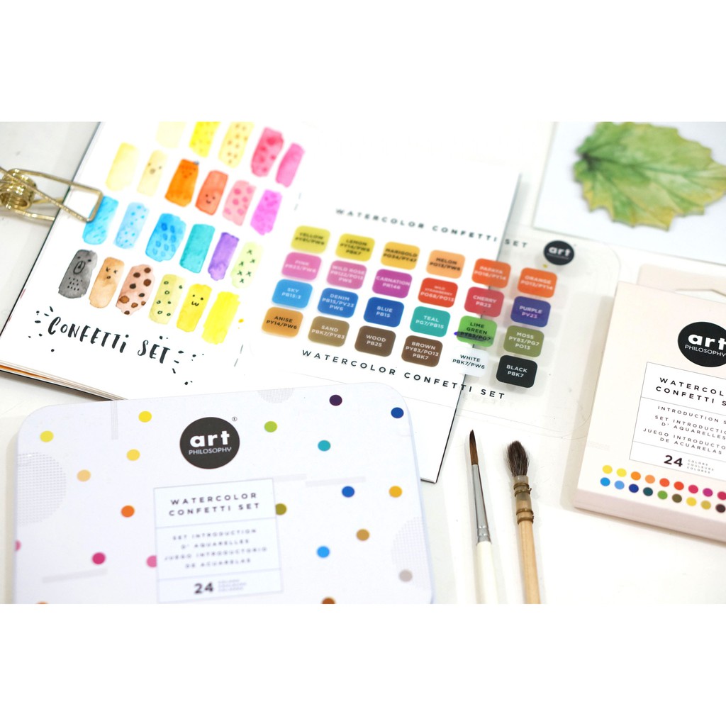 Art Philosophy Watercolor Confetti