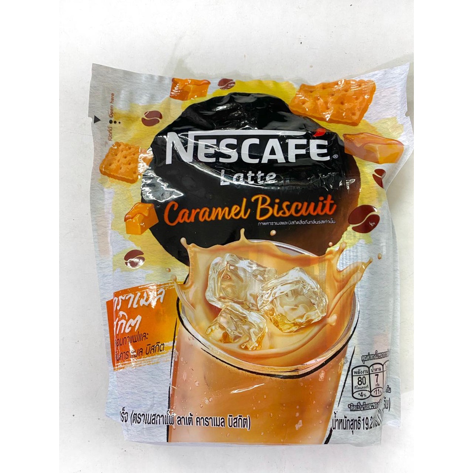 

Nescafe Latte Caramel Biscuit Thailand / Kopi Nescafe Latte Caramel Biscuit