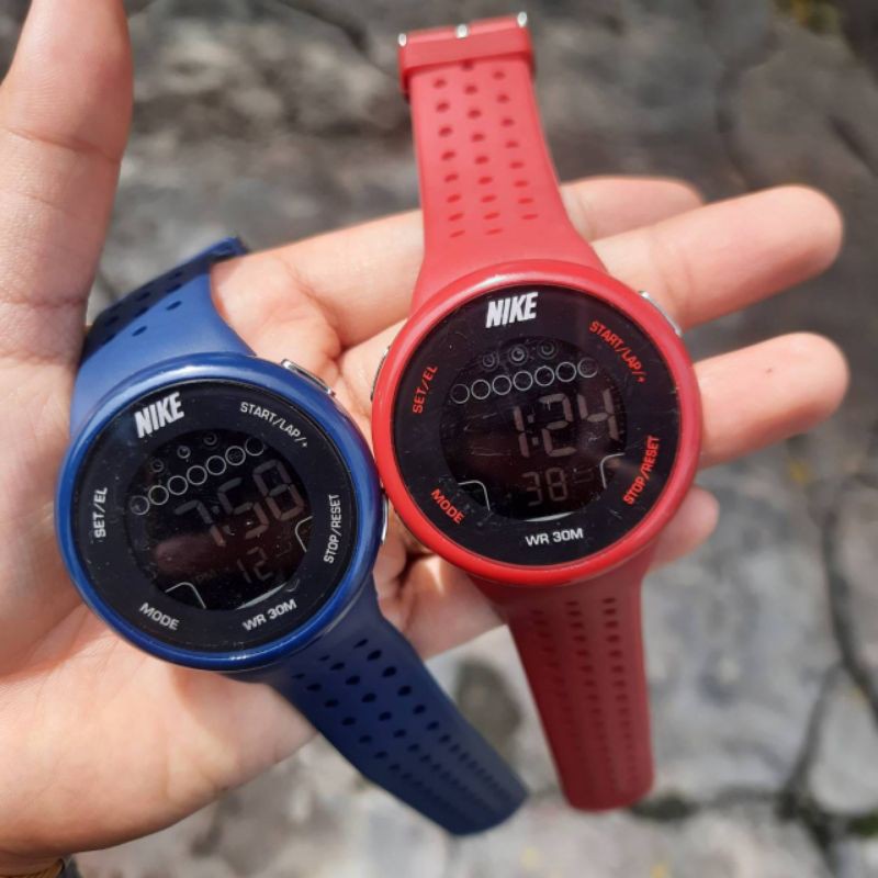 JAM TANGAN NIKE PRIA WANITA DIGITAL ANTI AIR JAM TANGAN LED