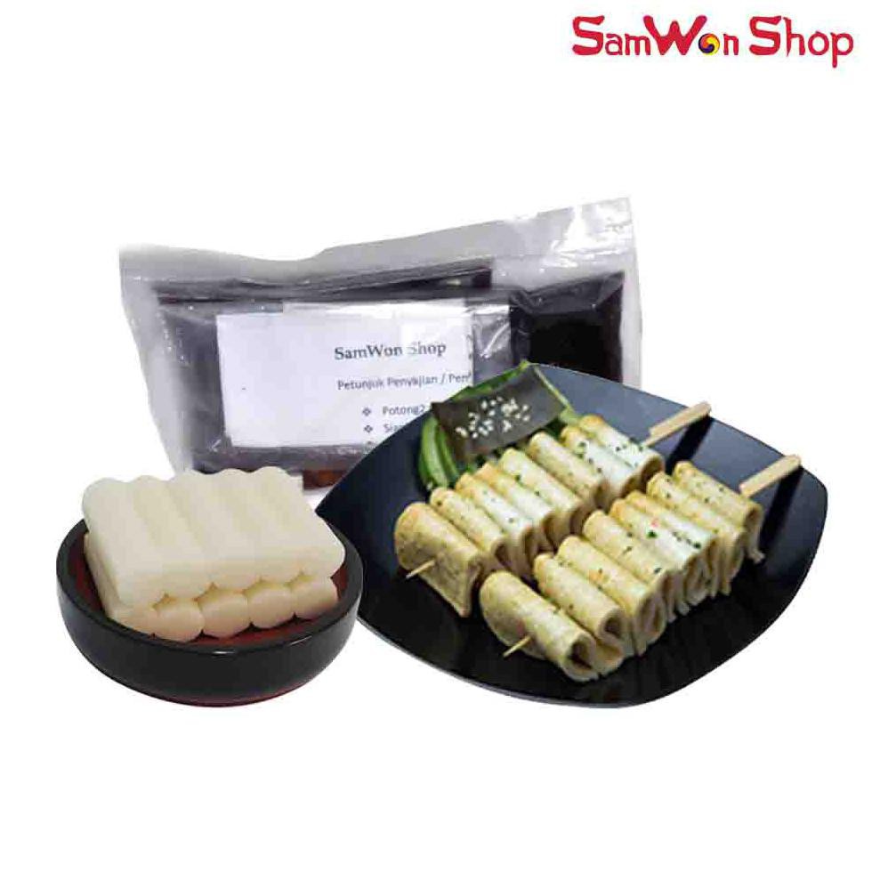 

{BISA COD} BUNDLE TOKPOKI 200Gr + SAUCE SAMWON + EOMUK ODENG FISH CAKE 200Gr TERUJI [Kode 1|Kode