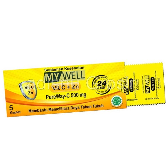 My Well Pureway Vitamin C 500 mg Isi 5 Strip