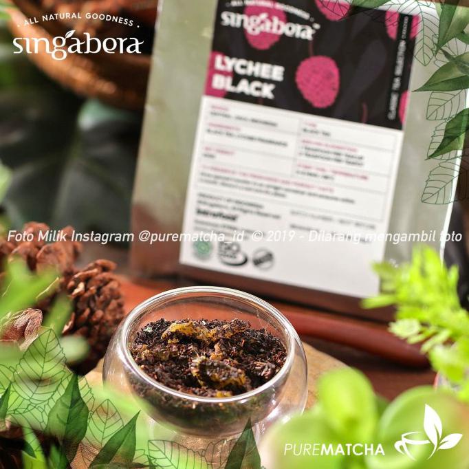 

[[BISA COD]] Singabera - Lychee Black Tea 100gr Teh Hitam Leci Cafe Hotel Resto Tea LIMITED EDITION