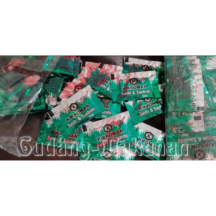 

Ready- Kikkoman Shoyu Sushi & Sashimi Sachet 100Pcs