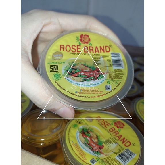 

Rose Brand Minyak Goreng Cup 220ml (eceran)