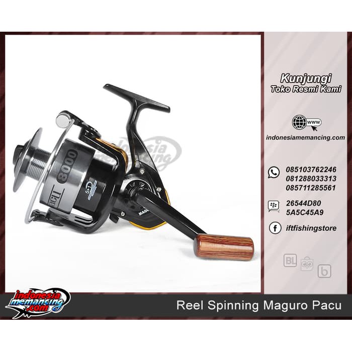 New Sale Reel Pancing Spinning Maguro Pacu 8000