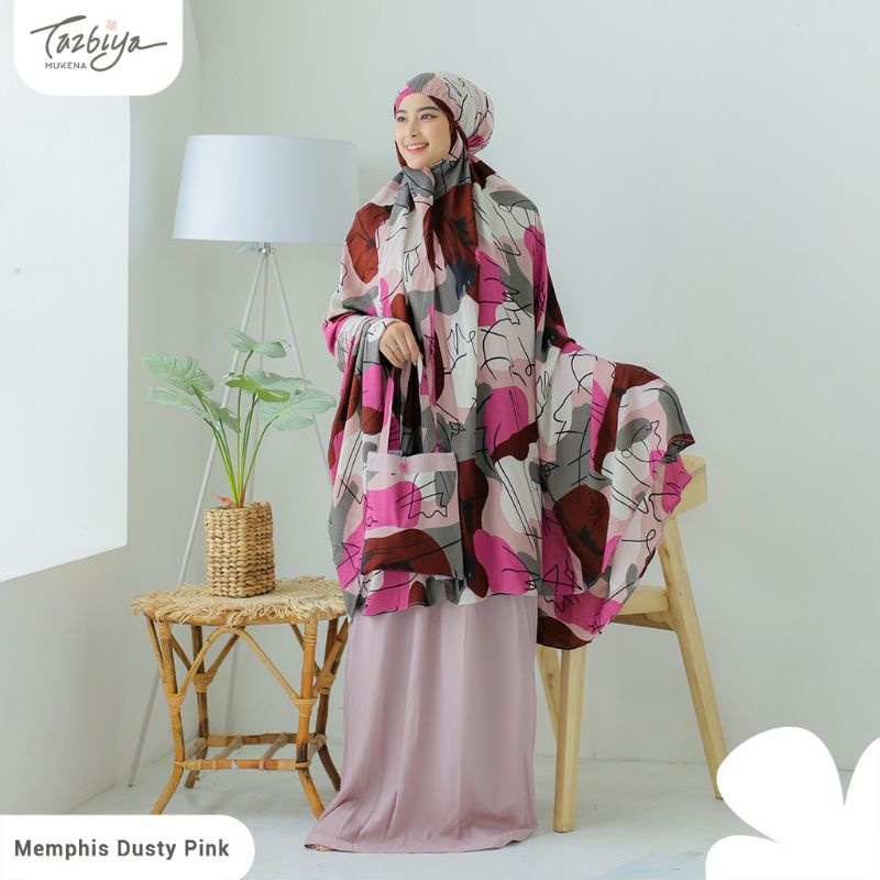 Mukena Tazbiya Kombinasi Memphis Series Allsize