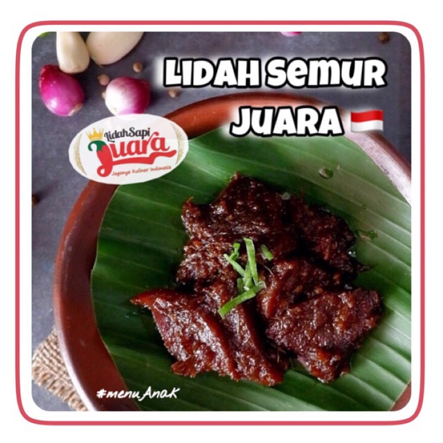 

Semur Lidah Sapi Kecil 150gr ( manis legit menu anak )